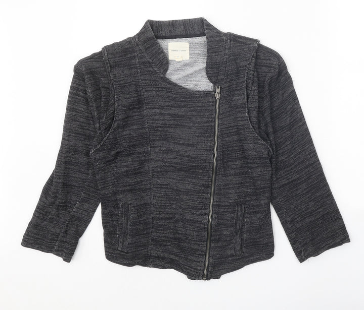 Silence + Noise Womens Black Jacket Size M Zip