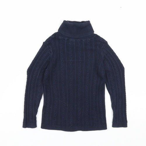 NEXT Boys Blue Cotton Pullover Jumper Size 12-18 Months Pullover