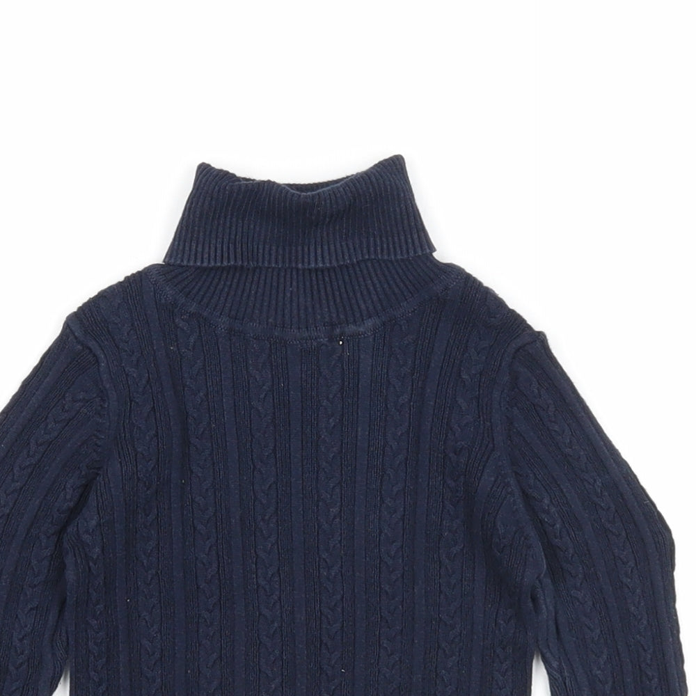 NEXT Boys Blue Cotton Pullover Jumper Size 12-18 Months Pullover