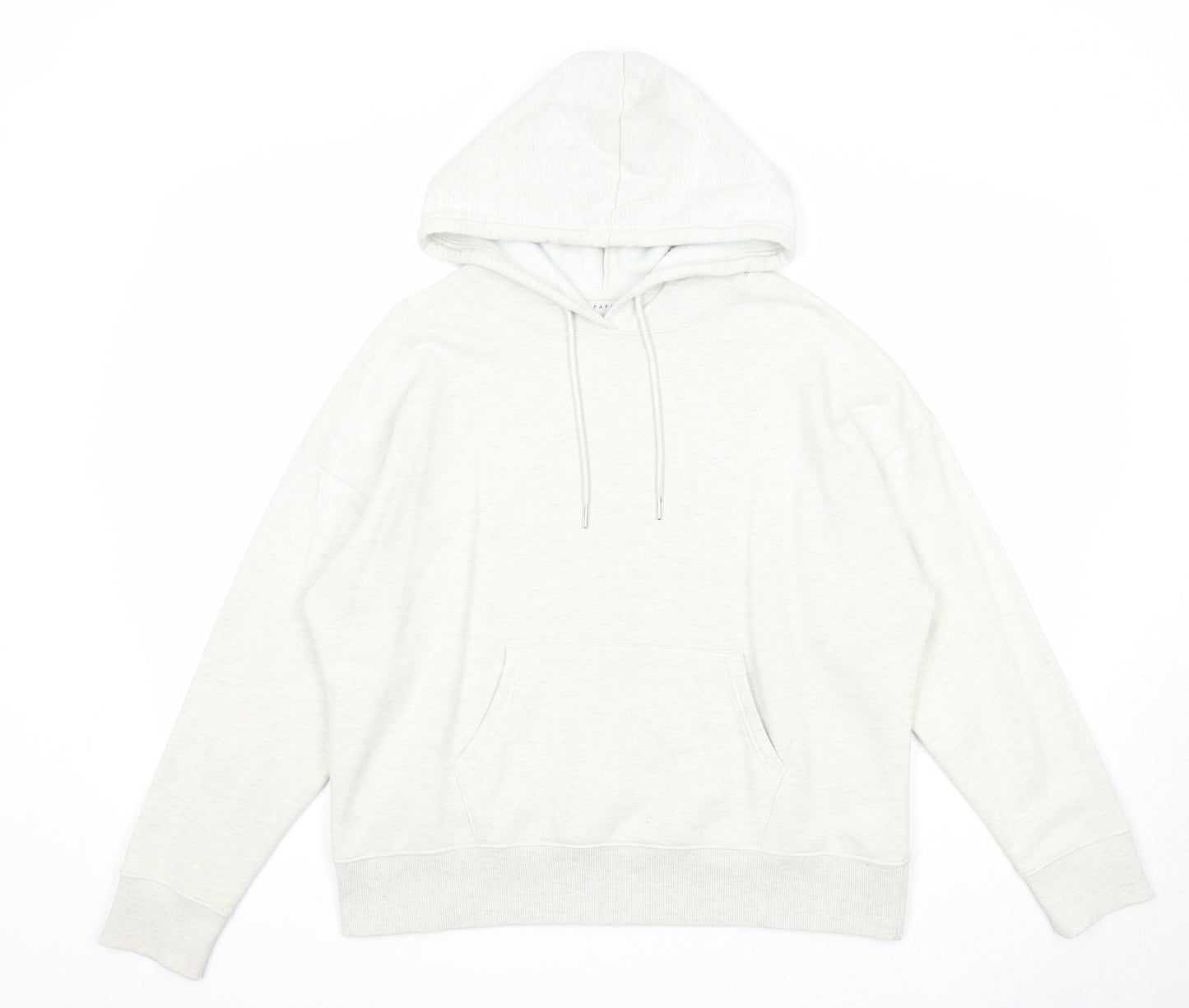 Papaya Womens Grey Cotton Pullover Hoodie Size M Pullover