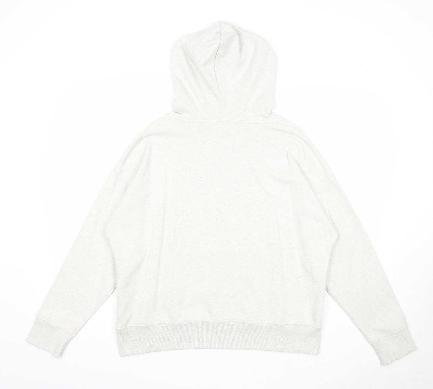 Papaya Womens Grey Cotton Pullover Hoodie Size M Pullover