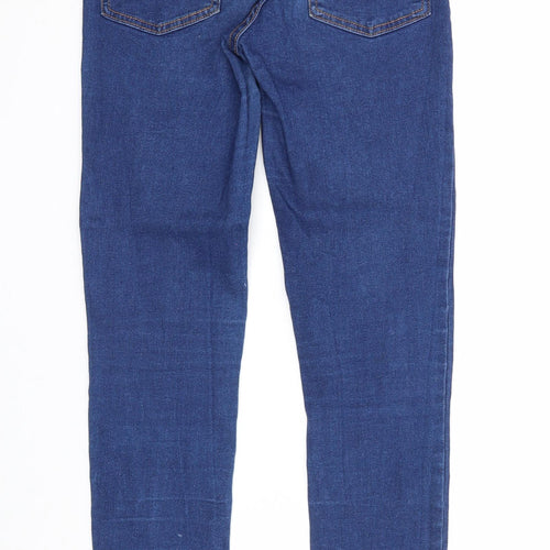 Denim & Co. Womens Blue Cotton Skinny Jeans Size 10 Regular Zip