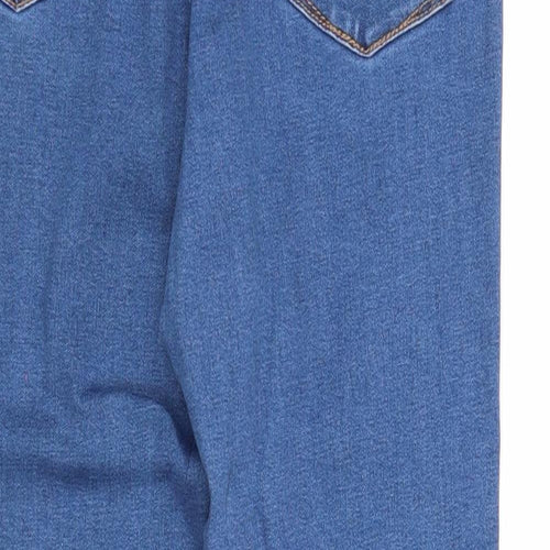 Denim & Co. Womens Blue Cotton Jegging Jeans Size 12 Regular Zip