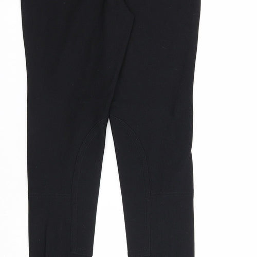 Caldene Womens Black Polyester Trousers Size M Regular