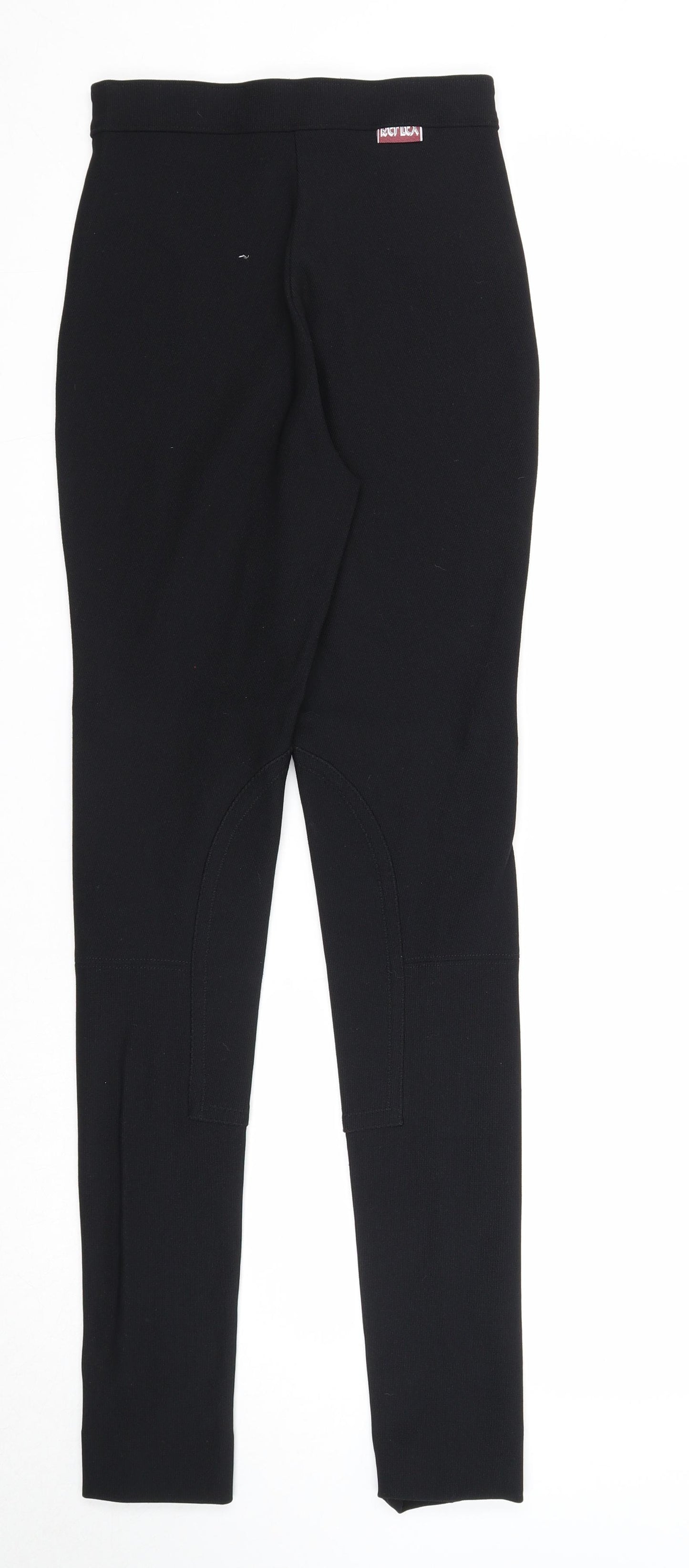 Caldene Womens Black Polyester Trousers Size M Regular