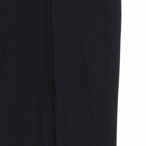 Caldene Womens Black Polyester Trousers Size M Regular