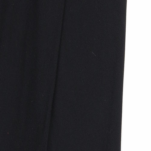 Caldene Womens Black Polyester Trousers Size M Regular