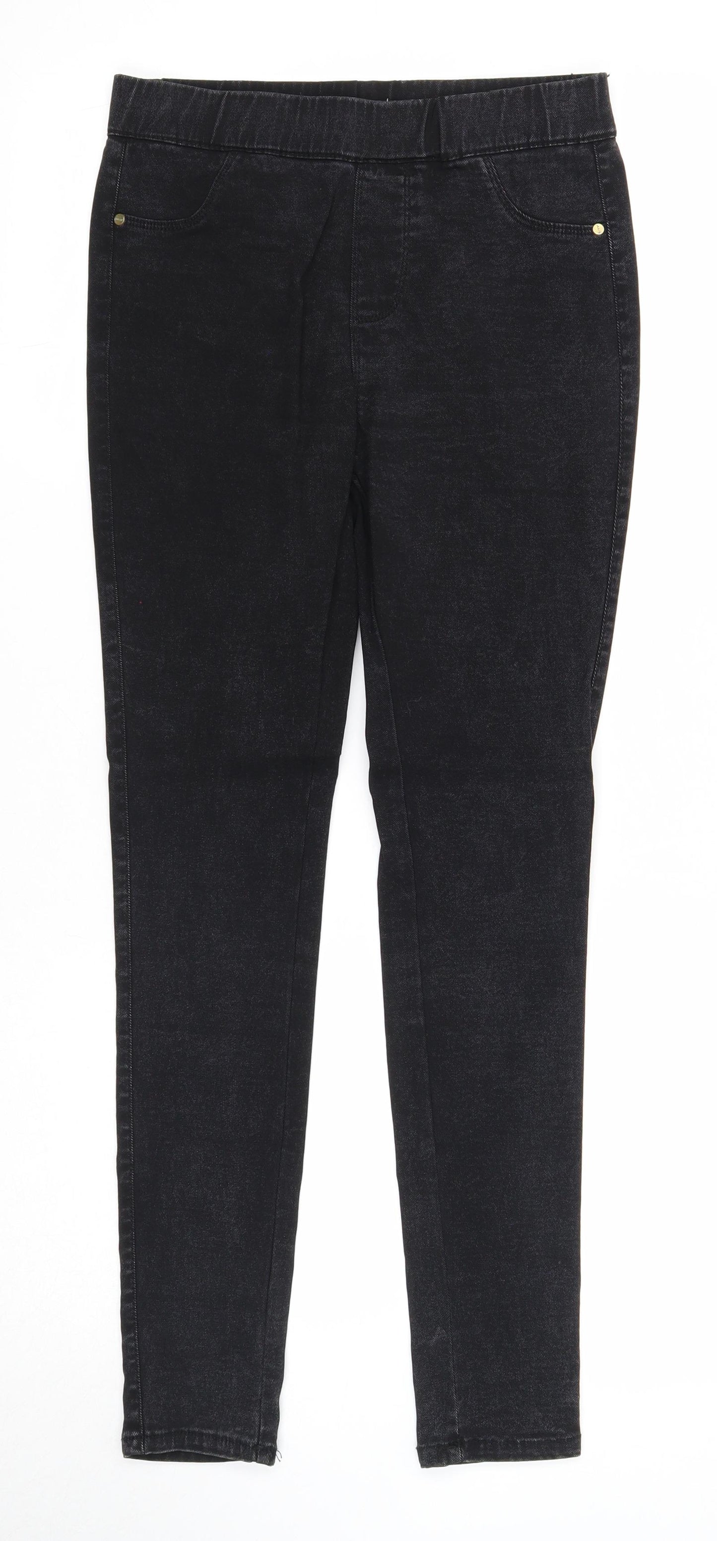 Damod Womens Black Cotton Skinny Jeans Size M Regular