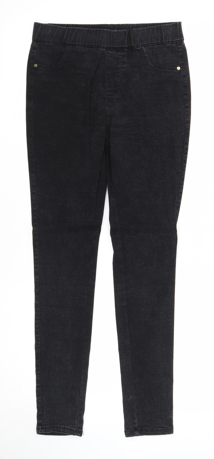 Damod Womens Black Cotton Skinny Jeans Size M Regular