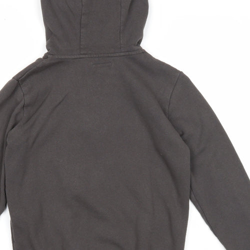 Primark Boys Grey Cotton Full Zip Hoodie Size 12-13 Years Zip