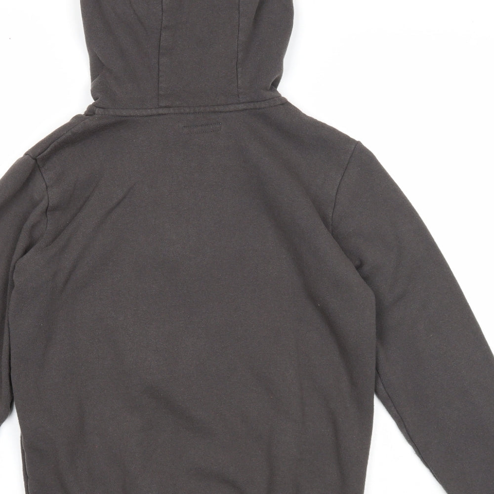Primark Boys Grey Cotton Full Zip Hoodie Size 12-13 Years Zip