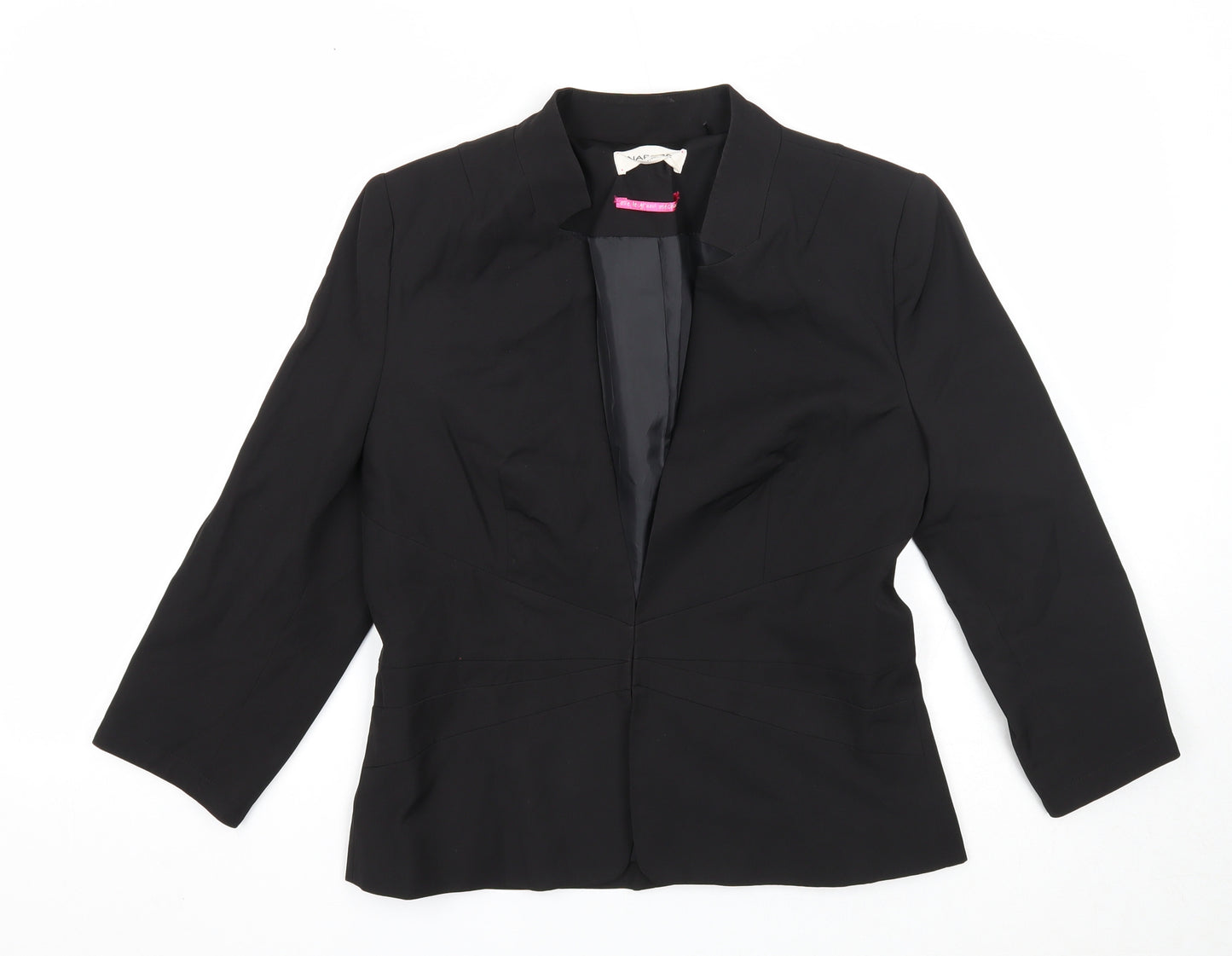 NAF NAF Womens Black Jacket Blazer Size 12