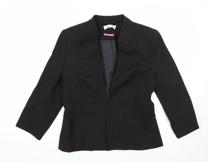 NAF NAF Womens Black Jacket Blazer Size 12