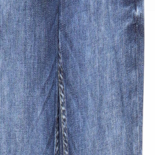 &Denim Womens Blue Cotton Skinny Jeans Size 25 in L30 in Regular Zip