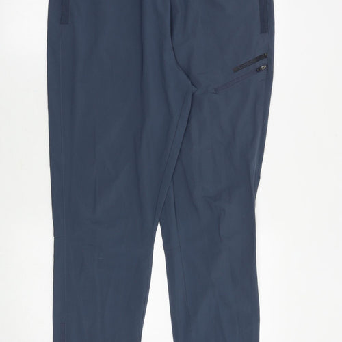 Skoro Mens Grey Polyester Trousers Size 32 in Regular Tie