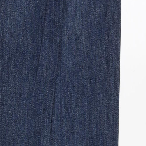 &Denim Womens Blue Cotton Skinny Jeans Size 28 Slim Zip