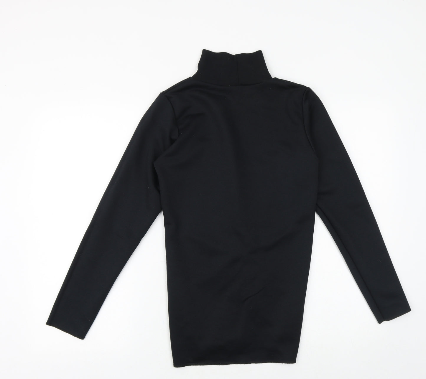 Look Of The Day Womens Black Polyester Pullover Sweatshirt Size 10 Pullover