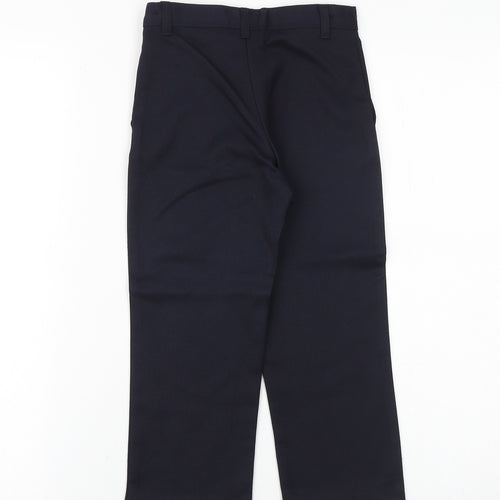 George Boys Blue Viscose Dress Pants Trousers Size 4-5 Years Regular Zip