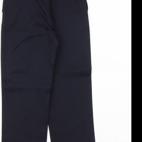 George Boys Blue Viscose Dress Pants Trousers Size 4-5 Years Regular Zip