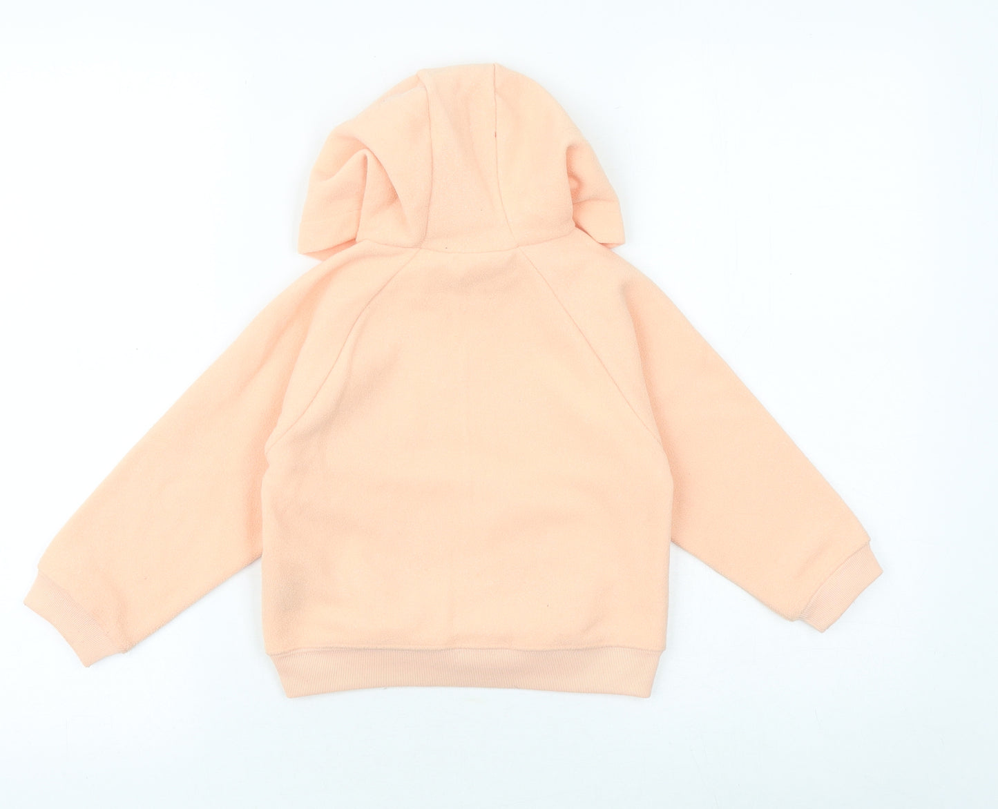 Young Dimension Girls Pink Polyester Pullover Hoodie Size 2-3 Years Pullover - Angel