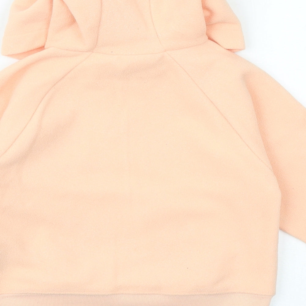 Young Dimension Girls Pink Polyester Pullover Hoodie Size 2-3 Years Pullover - Angel