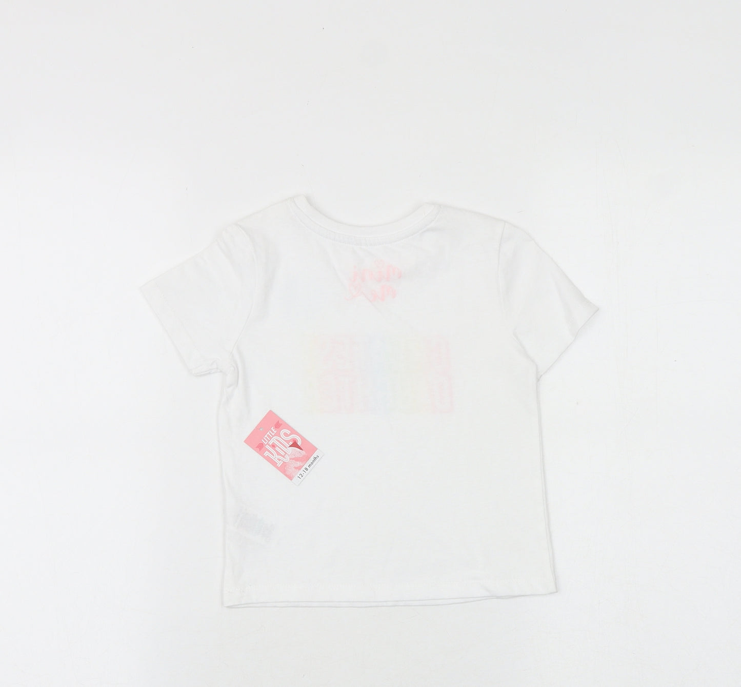 Mini Me Baby White 100% Cotton Pullover T-Shirt Size 12-18 Months Round Neck Pullover - Greatest Daughter
