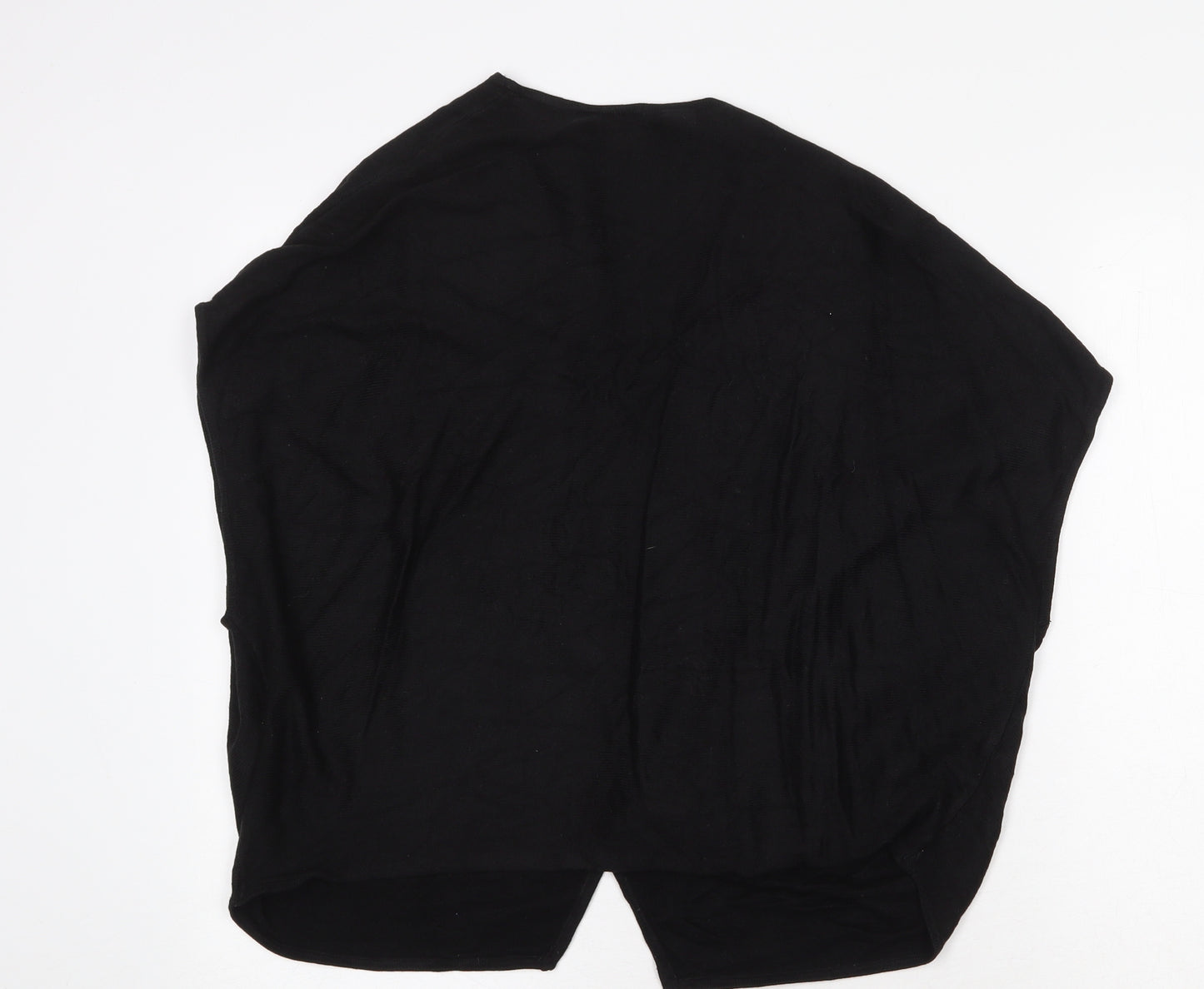 H&M Womens Black V-Neck Acrylic Cardigan Jumper Size XS