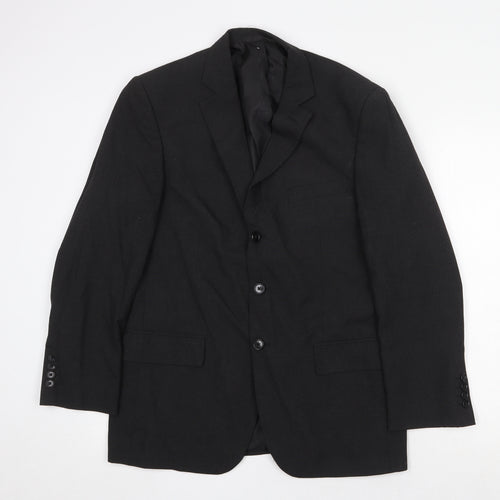 Marks and Spencer Mens Grey Polyester Jacket Blazer Size 38 Regular