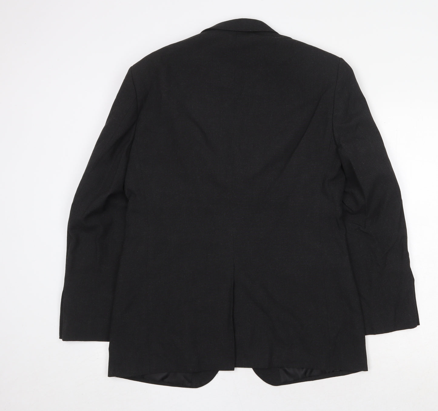 Marks and Spencer Mens Grey Polyester Jacket Blazer Size 38 Regular