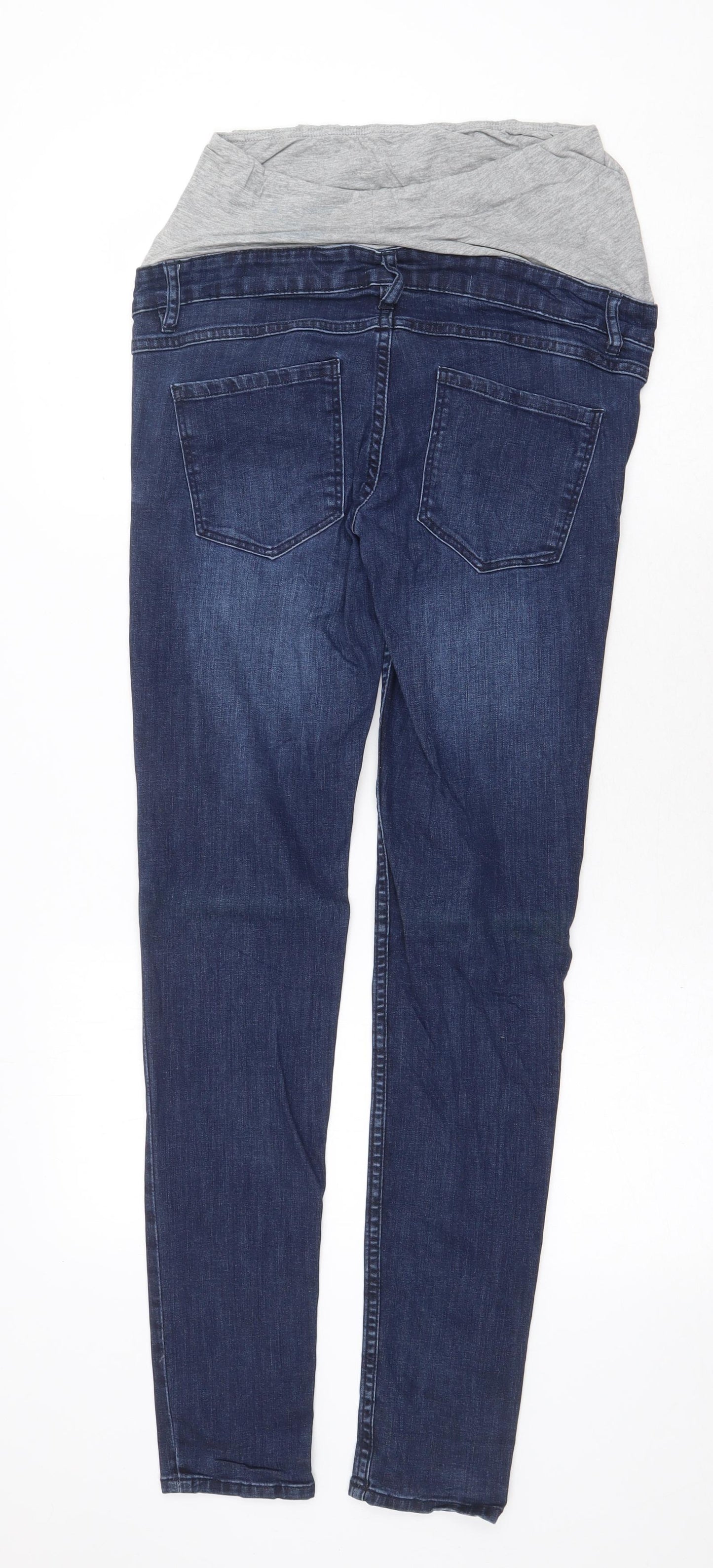 ESMARA Womens Blue Cotton Skinny Jeans Size 8 Regular Zip