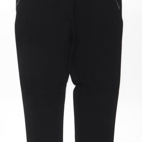SC Montreal Womens Black Viscose Trousers Size 28 in Regular Zip