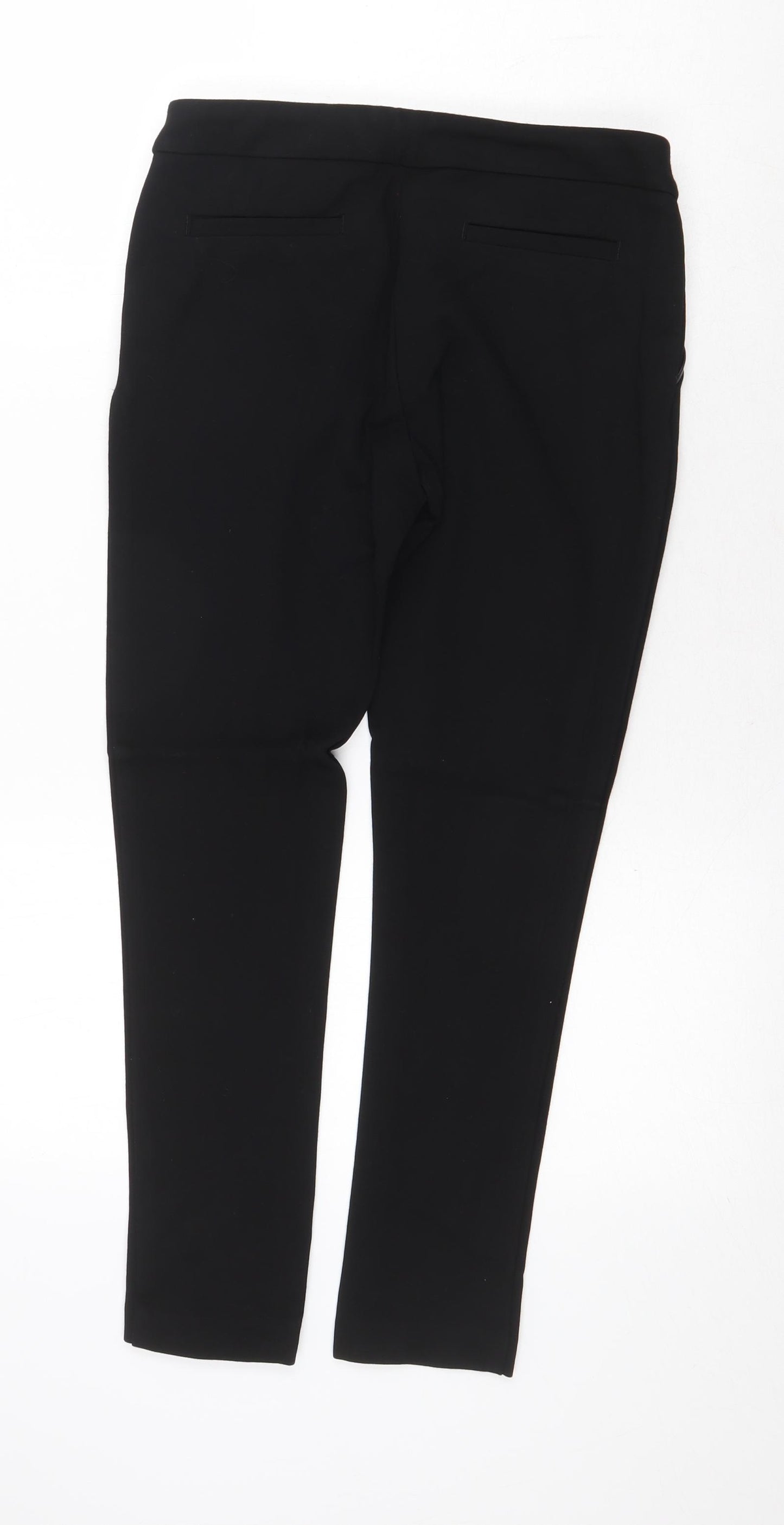 SC Montreal Womens Black Viscose Trousers Size 28 in Regular Zip