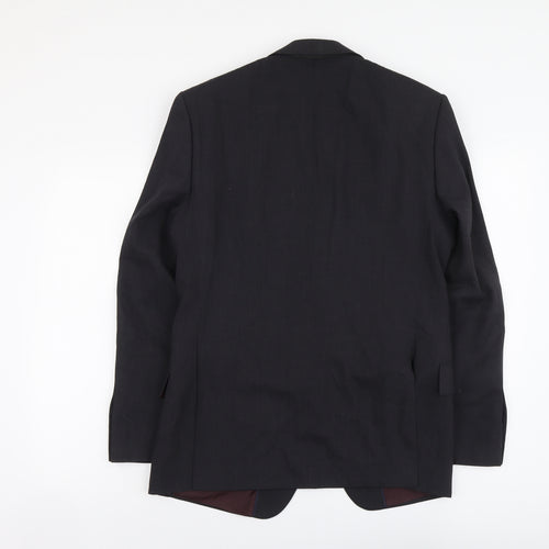 Marks and Spencer Mens Grey Wool Jacket Blazer Size M Regular
