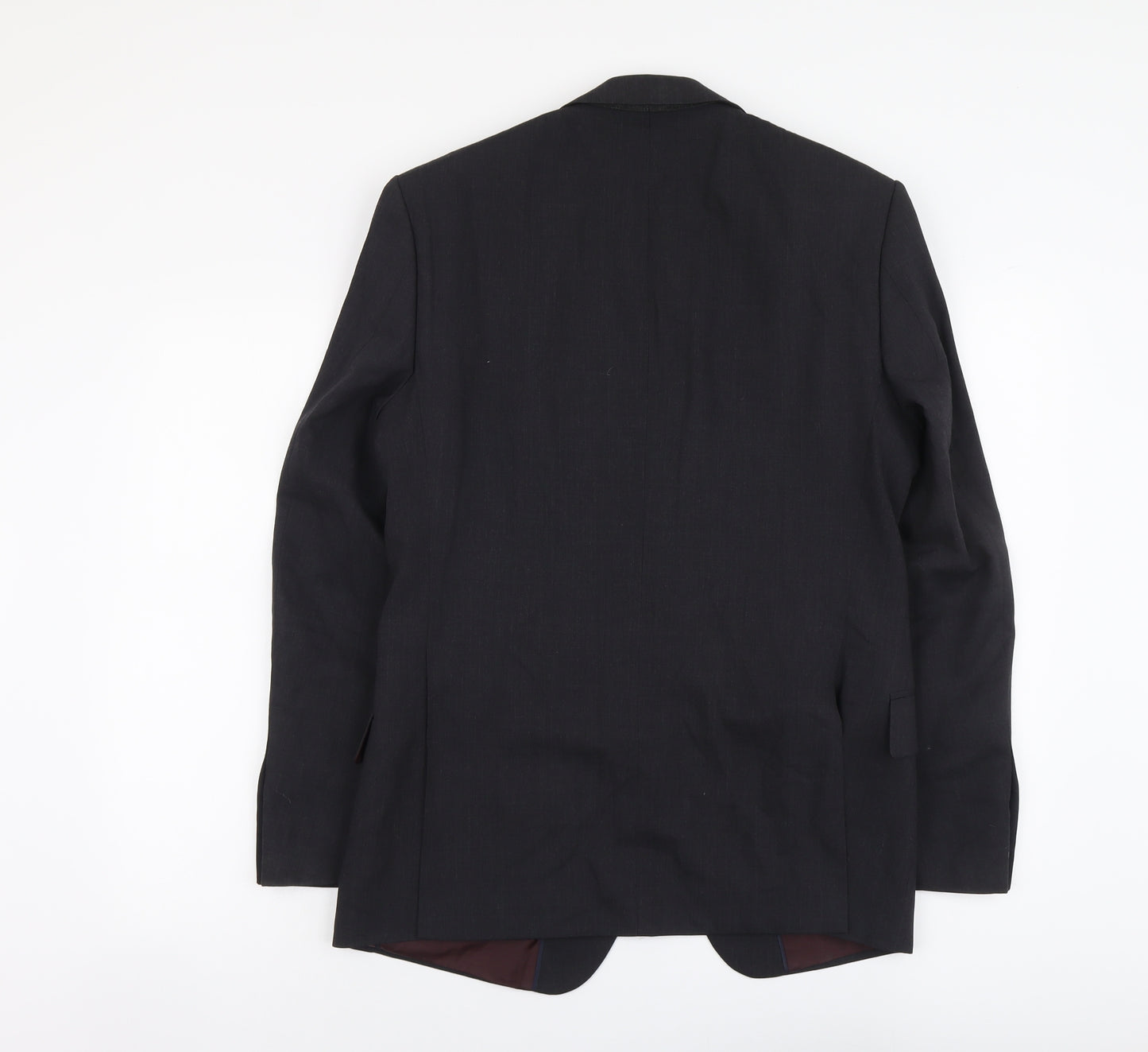 Marks and Spencer Mens Grey Wool Jacket Blazer Size M Regular