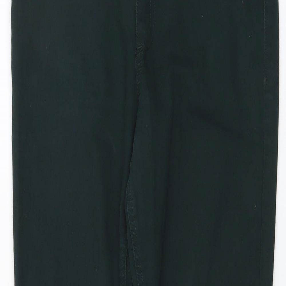 Marks and Spencer Womens Green Cotton Jegging Jeans Size 10 L26 in Regular