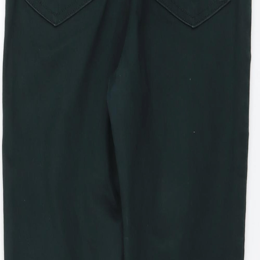 Marks and Spencer Womens Green Cotton Jegging Jeans Size 10 L26 in Regular