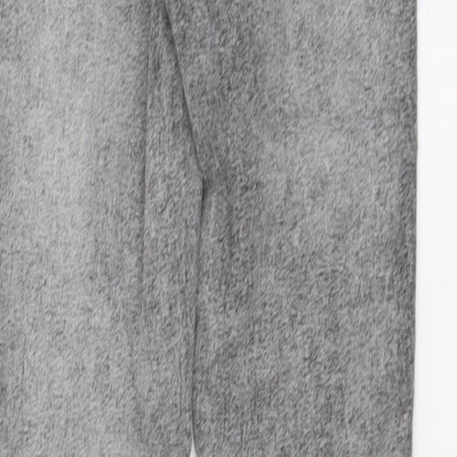 Denim & Co. Womens Grey Cotton Skinny Jeans Size 4XL L28 in Regular Button