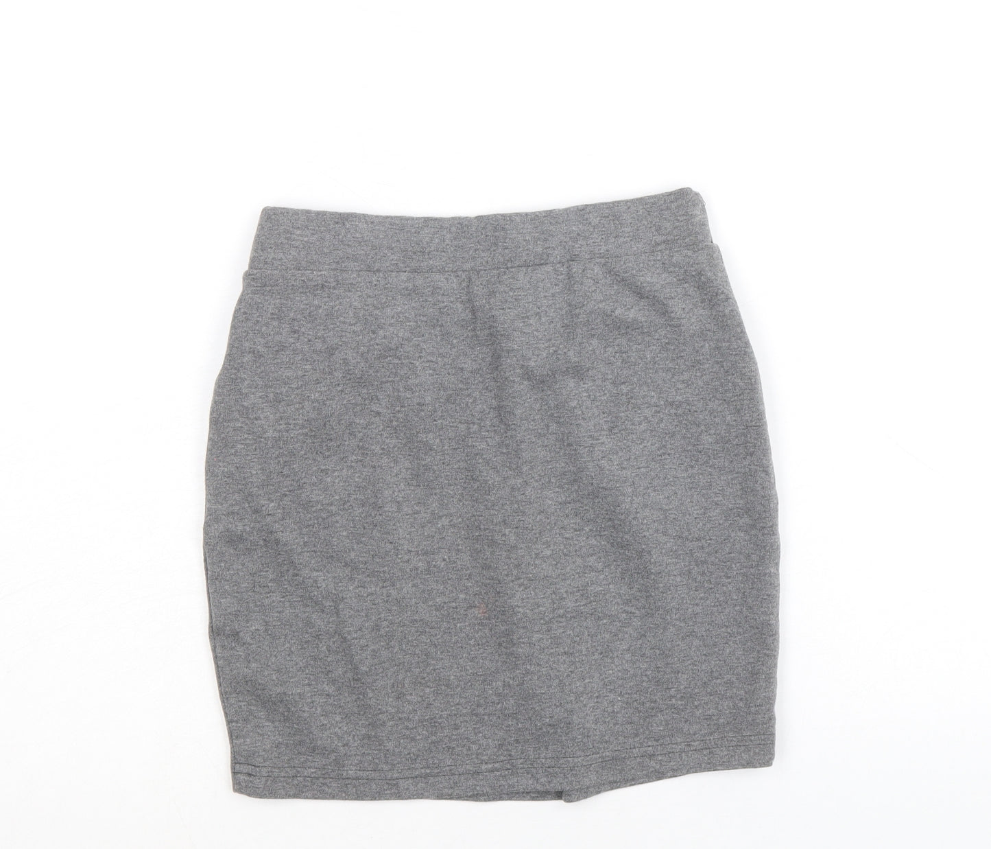 Very Girls Grey Polyester Tulip Skirt Size 8-9 Years Regular Pull On