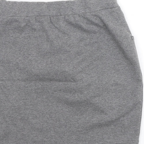 Very Girls Grey Polyester Tulip Skirt Size 11-12 Years Regular Pull On