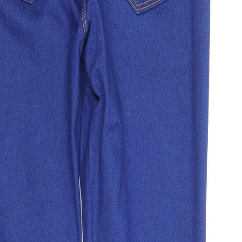 Denim & Co. Womens Blue Cotton Jegging Jeans Size 8 Regular