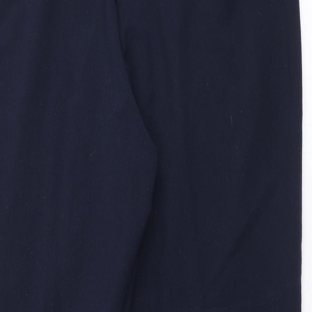 Bonmarché Womens Blue Polyester Trousers Size 16 Regular