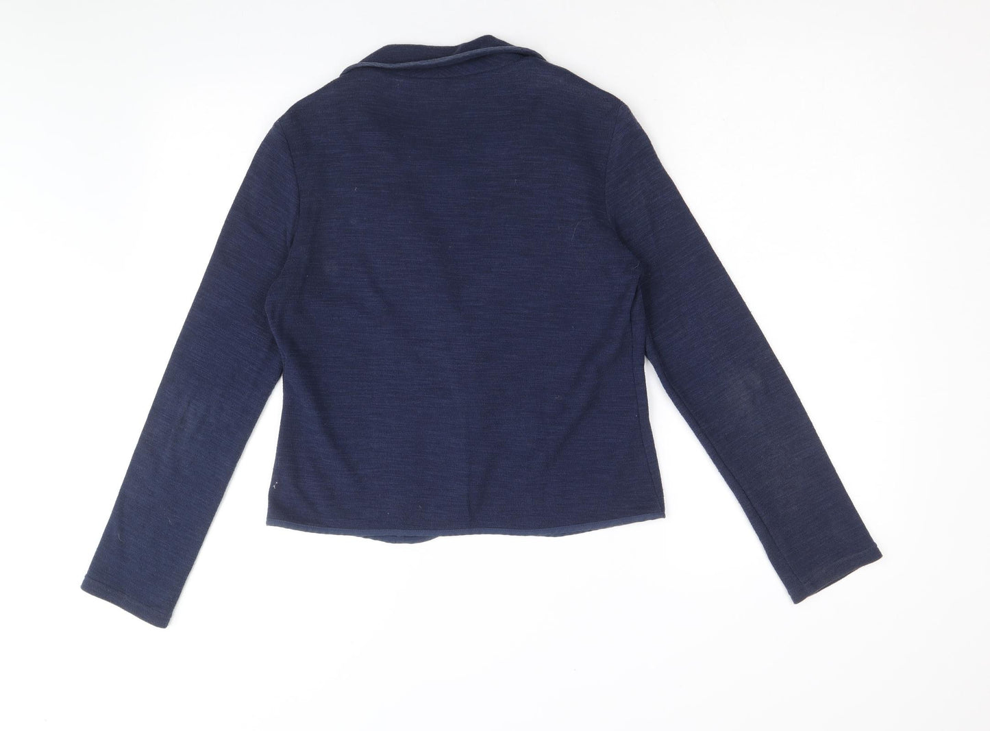 New Look Womens Blue Jacket Blazer Size 10 Buckle