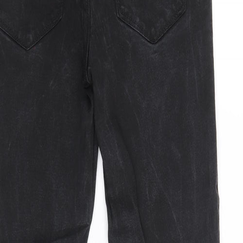 Only Womens Black Cotton Skinny Jeans Size 30 in Regular Zip