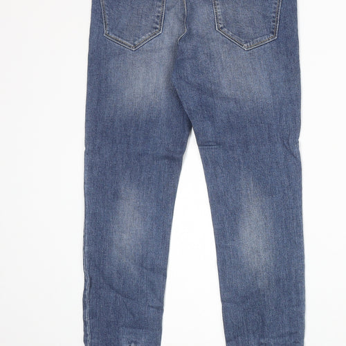 Springfield Womens Blue Cotton Skinny Jeans Size 28 in Regular Zip