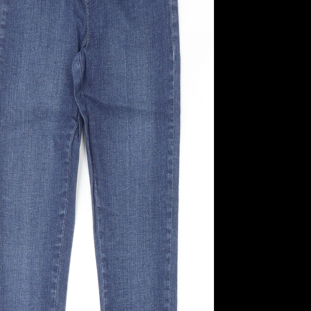 Denim & Co. Womens Blue Cotton Jegging Jeans Size 8 Regular