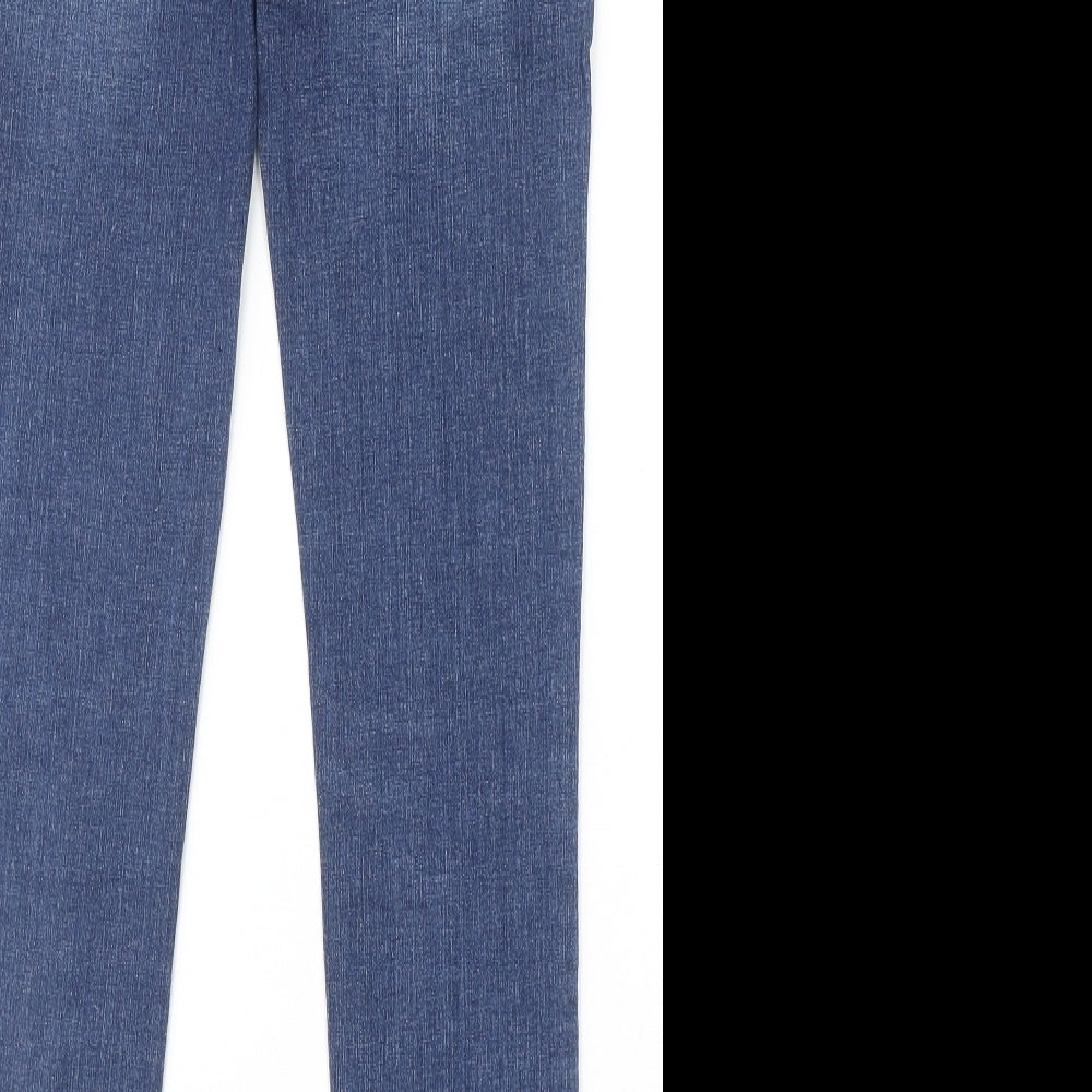 Denim & Co. Womens Blue Cotton Jegging Jeans Size 8 Regular