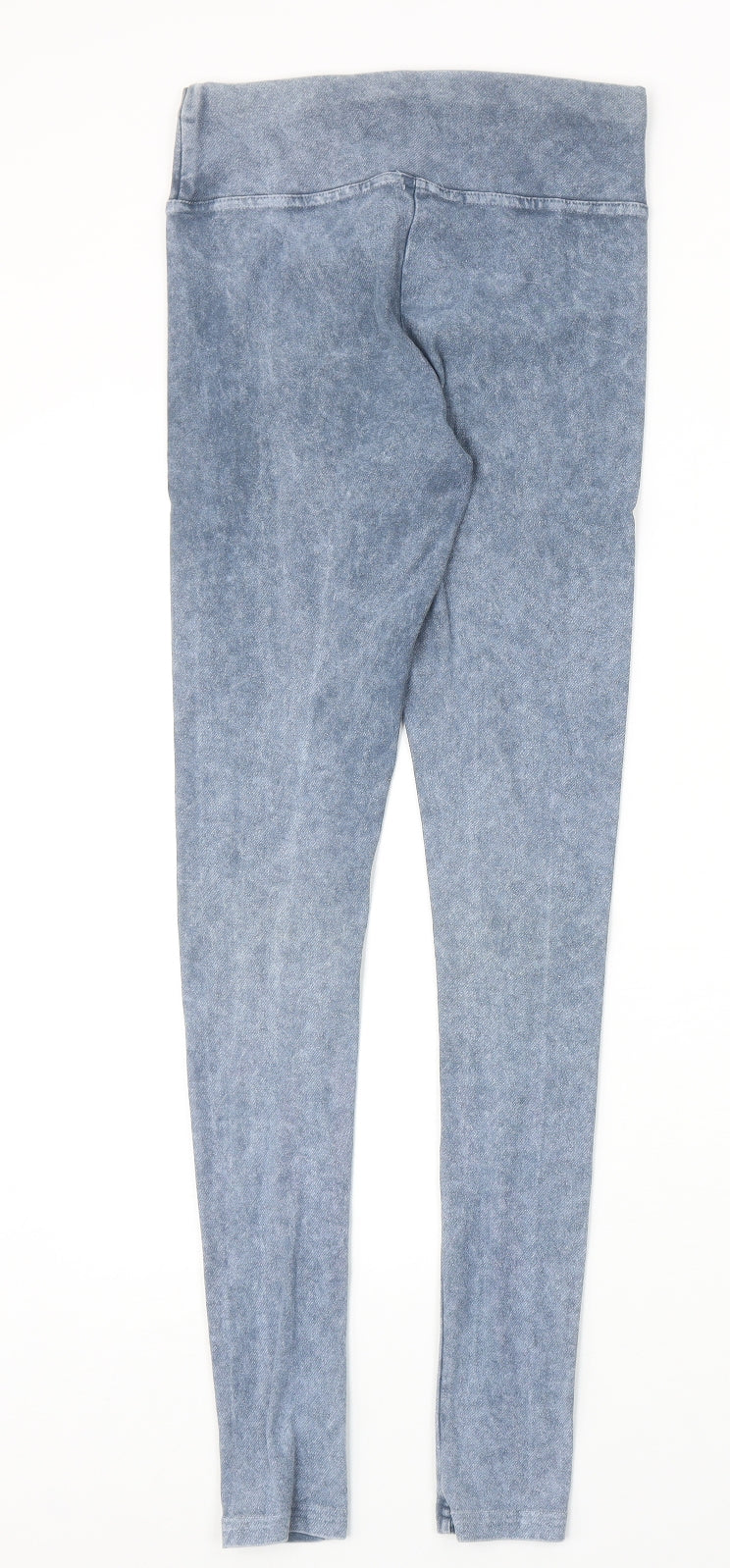 River Island Womens Blue Cotton Jegging Leggings Size 6
