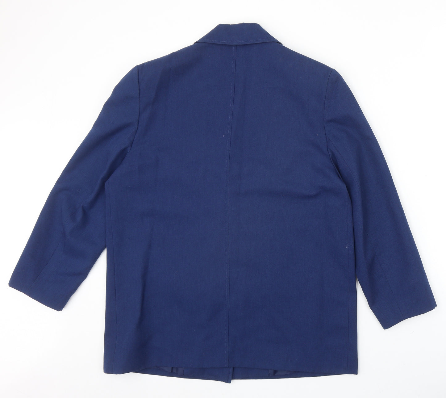 Eastex Womens Blue Jacket Blazer Size 12 Button