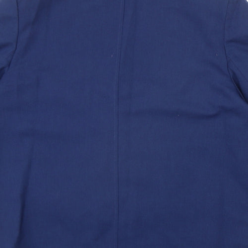 Eastex Womens Blue Jacket Blazer Size 12 Button