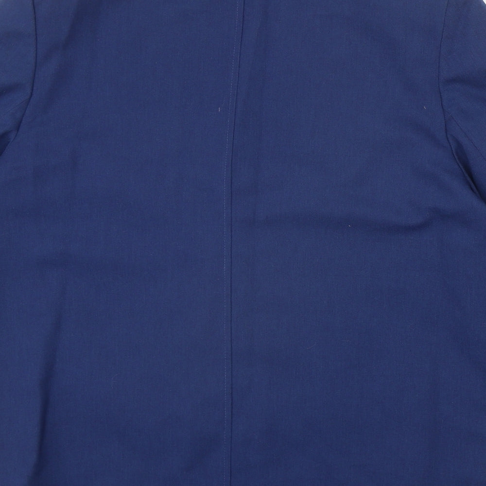 Eastex Womens Blue Jacket Blazer Size 12 Button